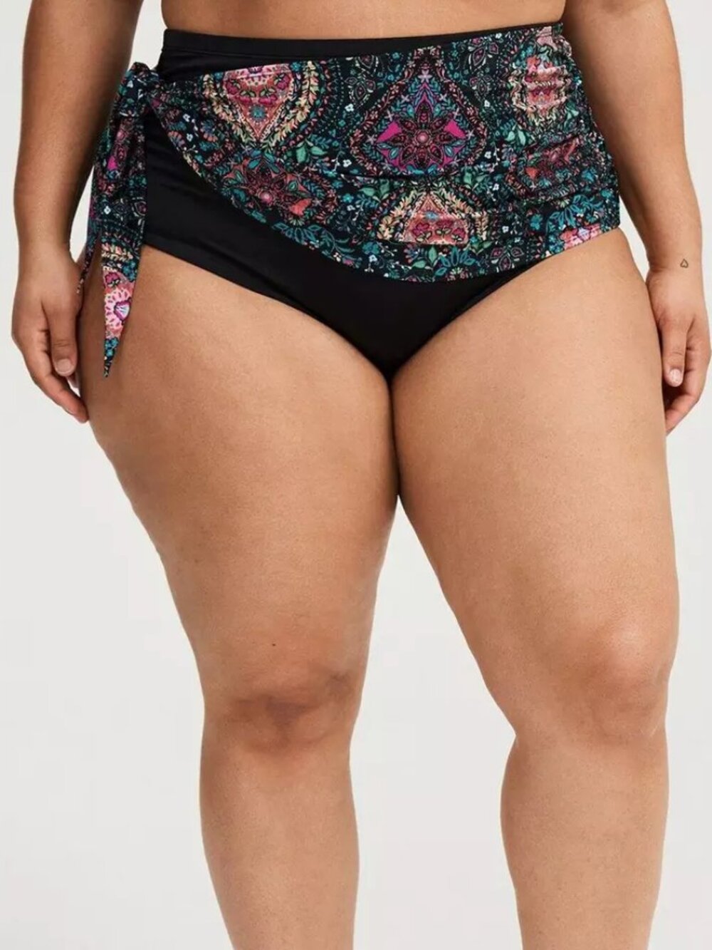 ❤️NWT TORRID WRAP SKIRT SWIM BOTTOM - HIGH WAIST - TANKINI BRIEF - PLUS SIZE 2X